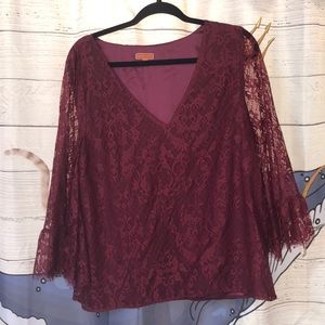 Through the Bluebells Lace Top